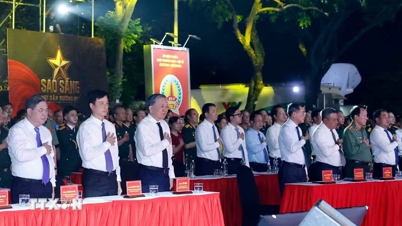 Lãnh đạo Đảng, Nhà nước dự Cầu truyền hình tri ân các Anh hùng liệt sĩ