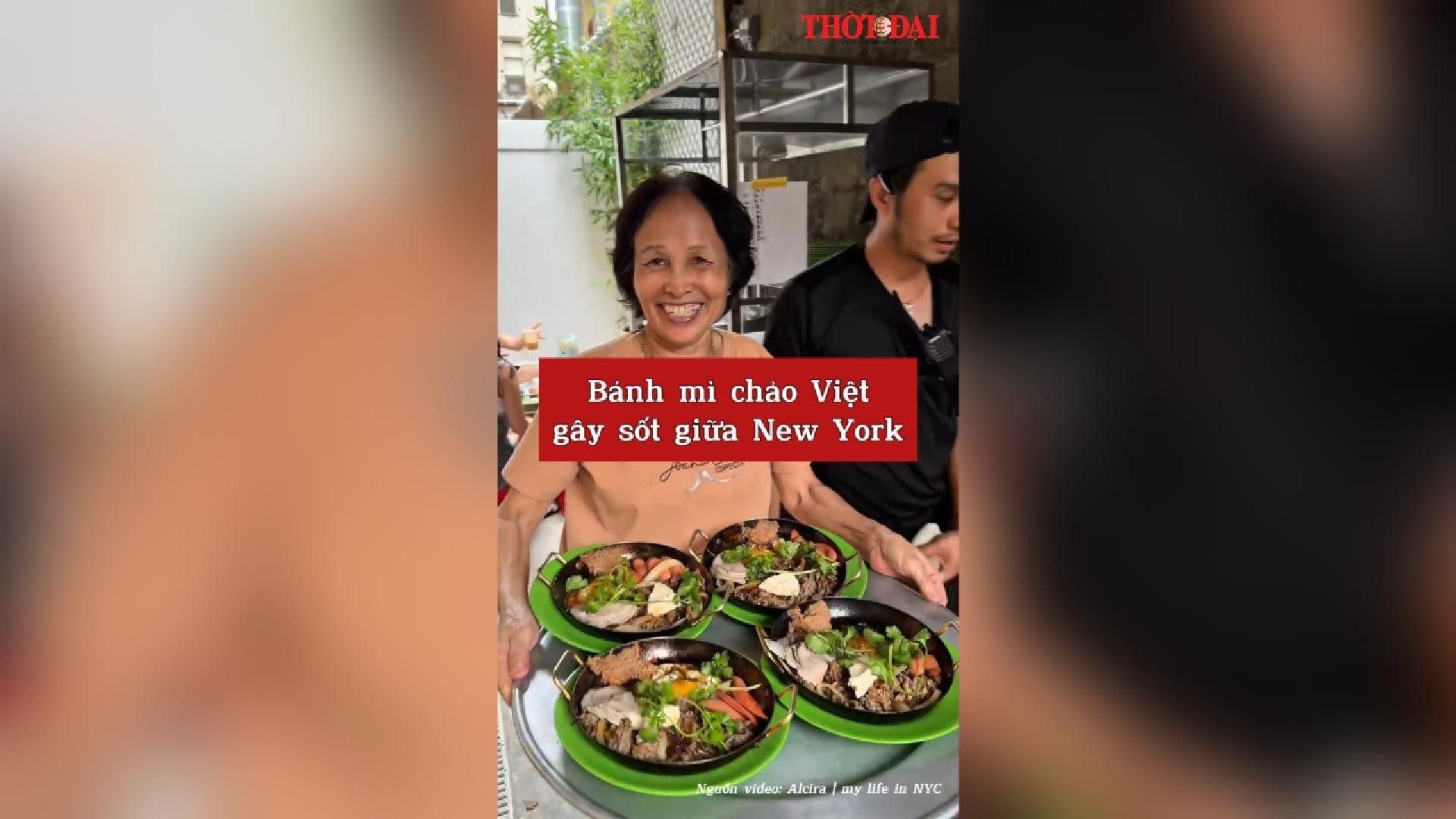 [Video] Bánh mì chảo Việt gây sốt giữa lòng New York