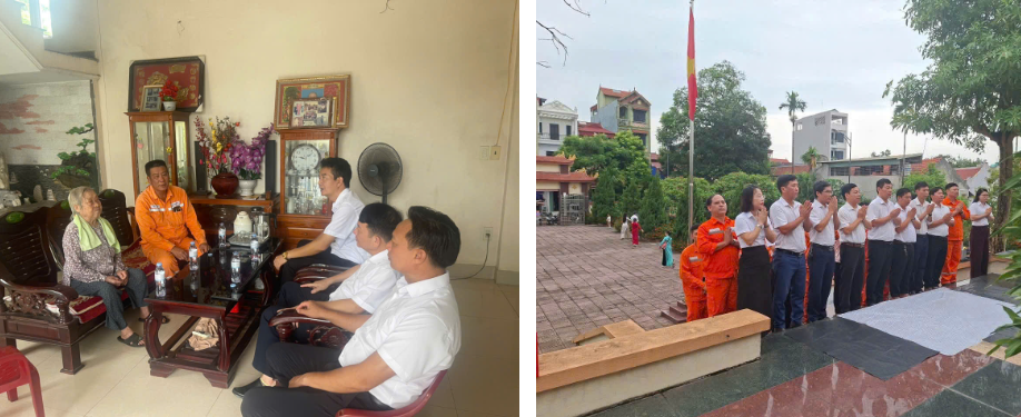 Công ty Điện lực Hưng Yên tổ chức các hoạt động tri ân nhân kỷ niệm 79 năm Ngày Thương binh - Liệt sĩ