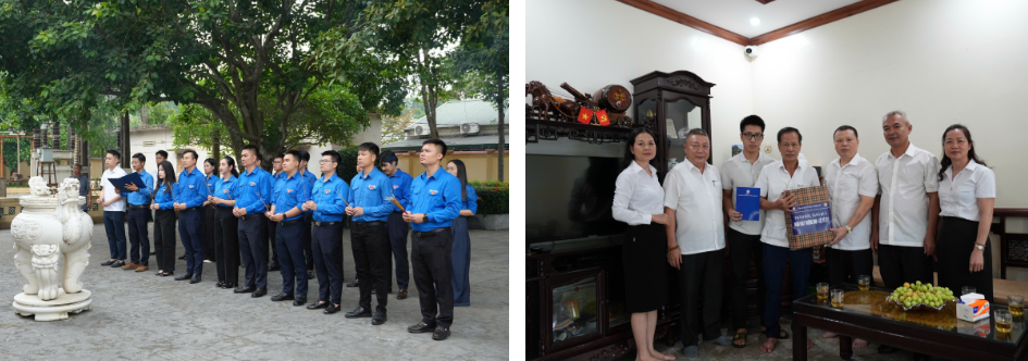 Đoàn công tác Công đoàn EVNNPC thăm, tặng quà Cơ sở Điều dưỡng thương binh Nho Quan và hai gia đình cán bộ, nhân viên Công ty Điện lực Ninh Bình là thân nhân liệt sĩ
