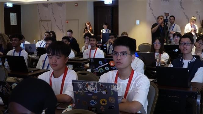 Các sinh viên Việt Nam tham dự Positive Hack Camp 2026. 