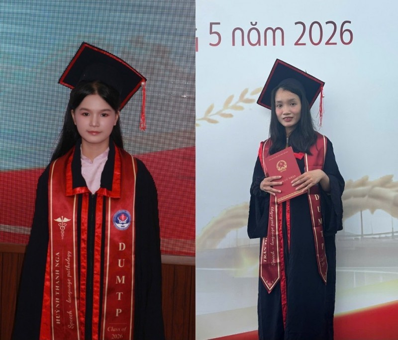 (Từ trái sang) CN.Huỳnh Thanh Nga và CN.Trần Vân Thư. (Từ trái sang) CN.Huỳnh Thanh Nga và CN.Trần Vân Thư.